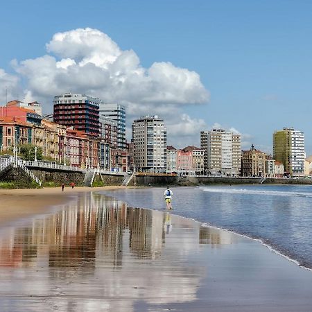 El Primero De Steven - Pegado A Playa De San Lorenzo - Vut-2243-As ヒホン エクステリア 写真